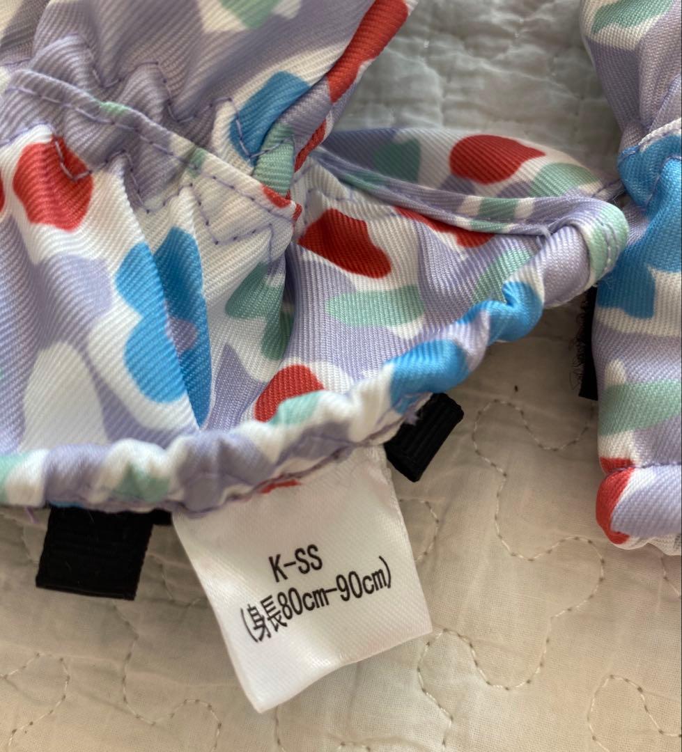 【新品未使用】yukユック❄︎子ども用スキーウェア・スノーウェア　花柄 紫　手袋