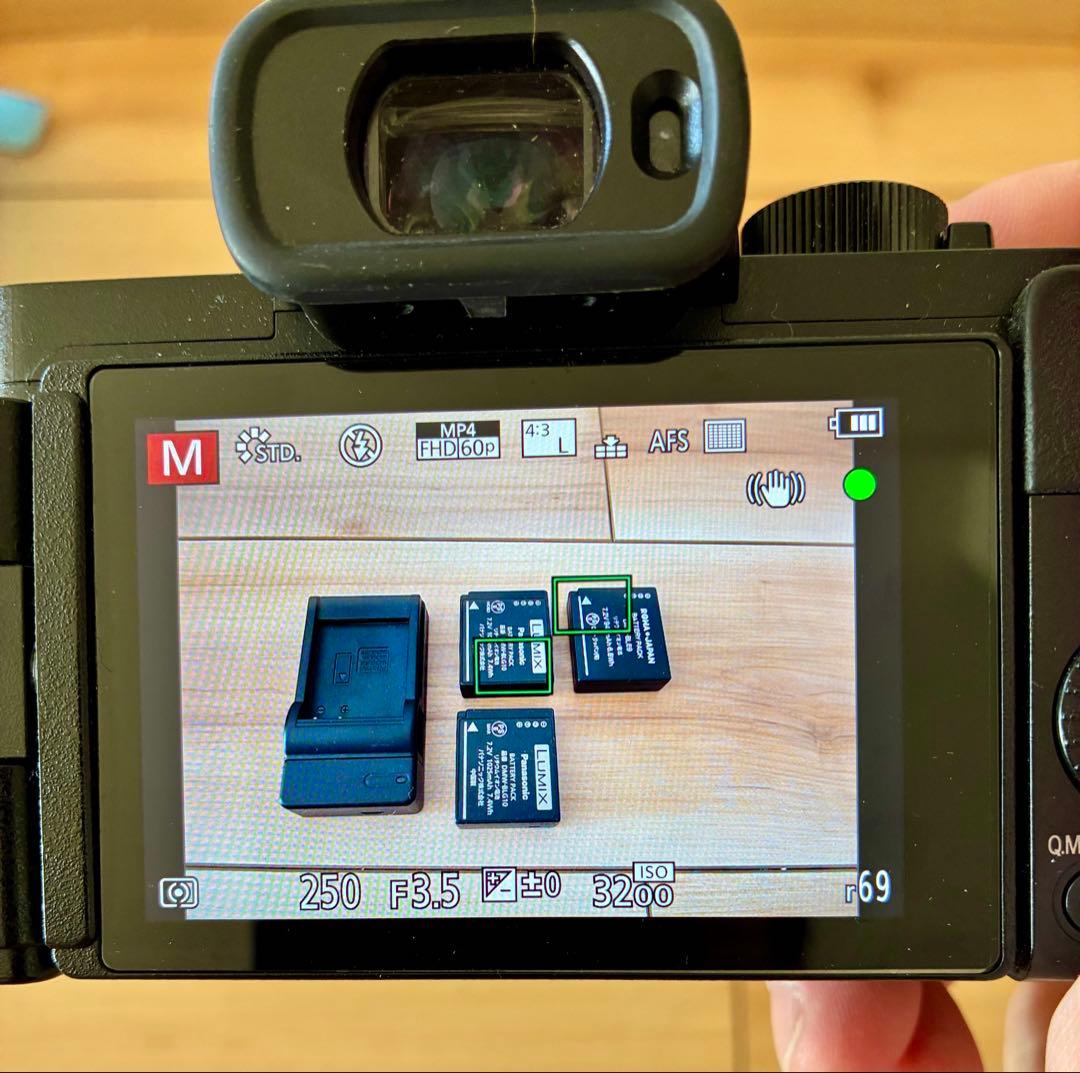 Panasonic LUMIX DC-G100K ミラーレス一眼 バッテリー4個