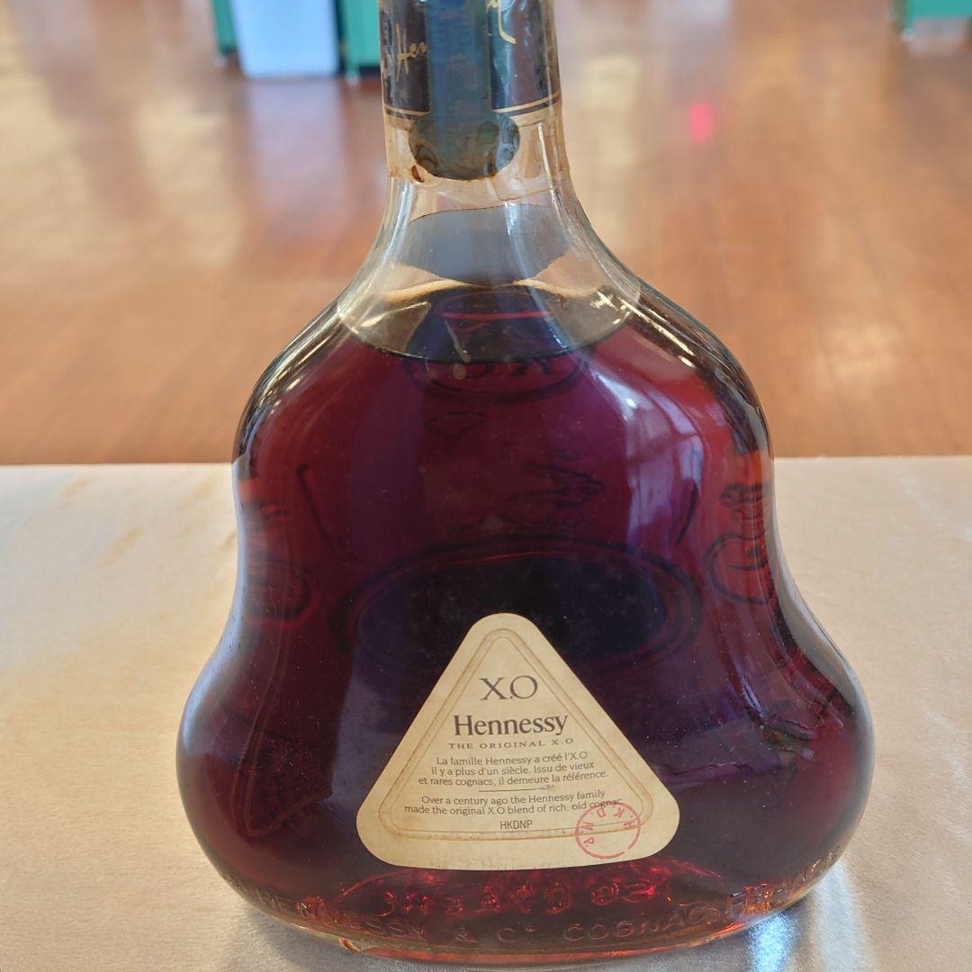 金キャップ　ヘネシー　XO COGNAC　700ml　40%　ブランデー　箱付