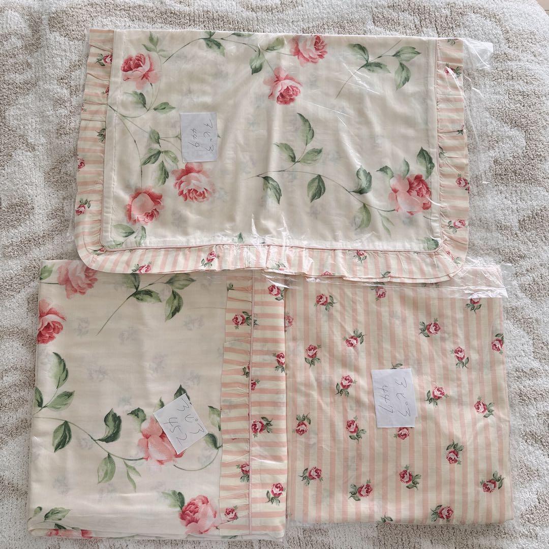 ローラアシュレイ♡シングルカバー３点セット