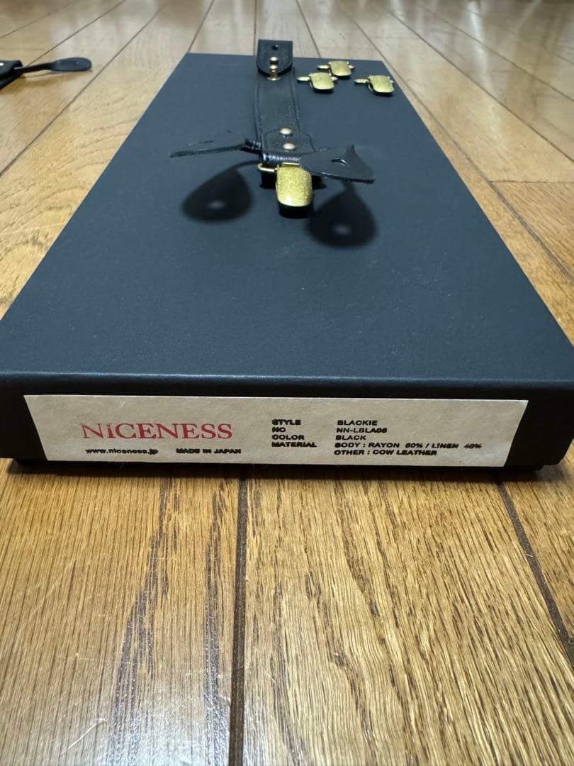 ナイスネス　サスペンダーNICENESS BLACKIE