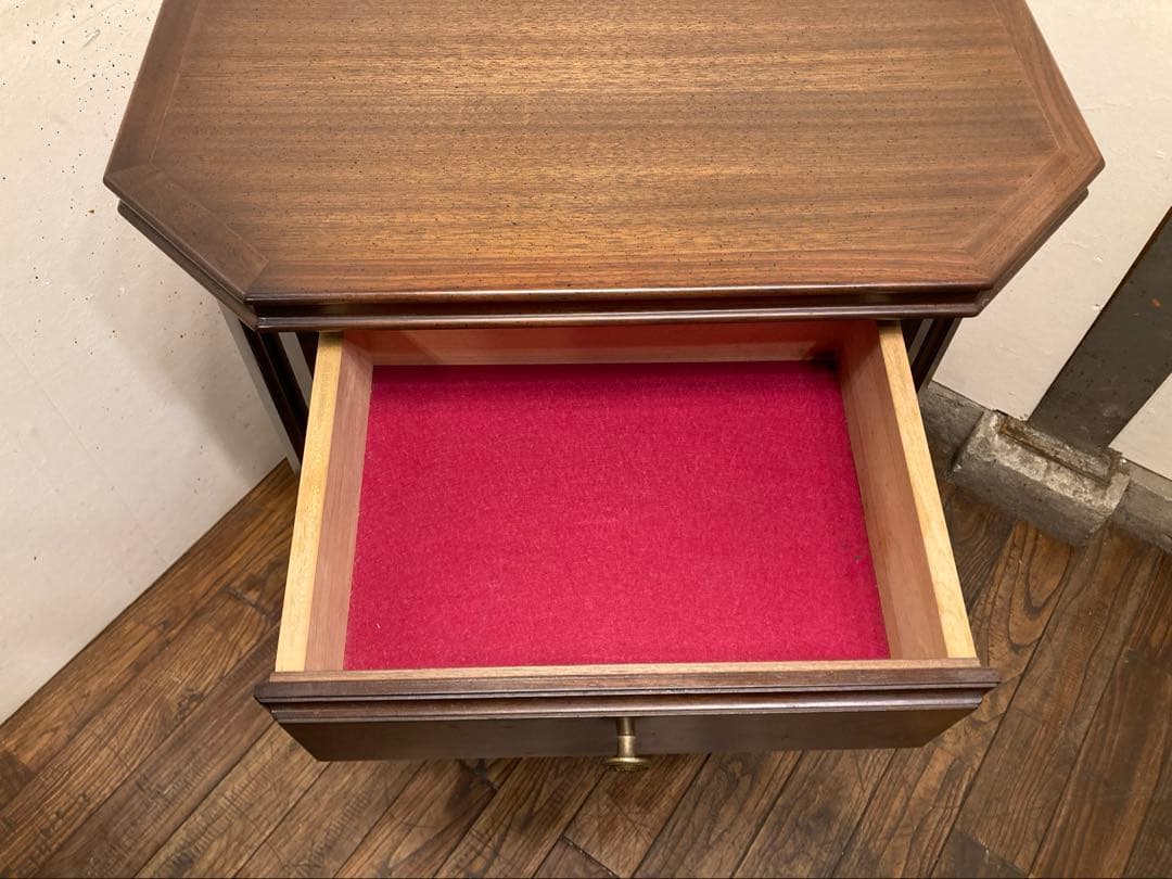 コスガ 英国アンティークスタイル コンソールキャビネット 花台 サイドボード