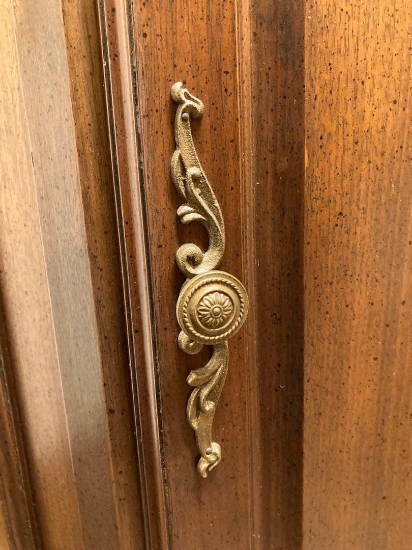 コスガ 英国アンティークスタイル コンソールキャビネット 花台 サイドボード