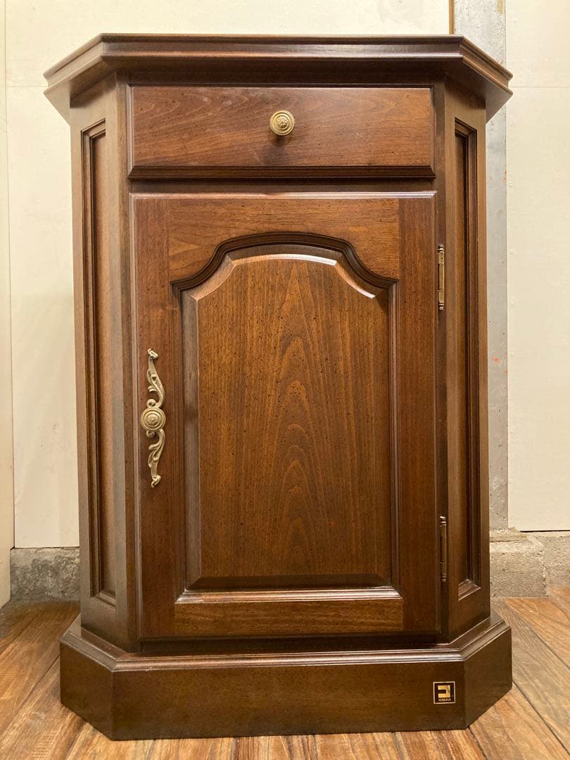 コスガ 英国アンティークスタイル コンソールキャビネット 花台 サイドボード