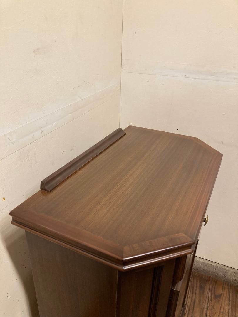 コスガ 英国アンティークスタイル コンソールキャビネット 花台 サイドボード