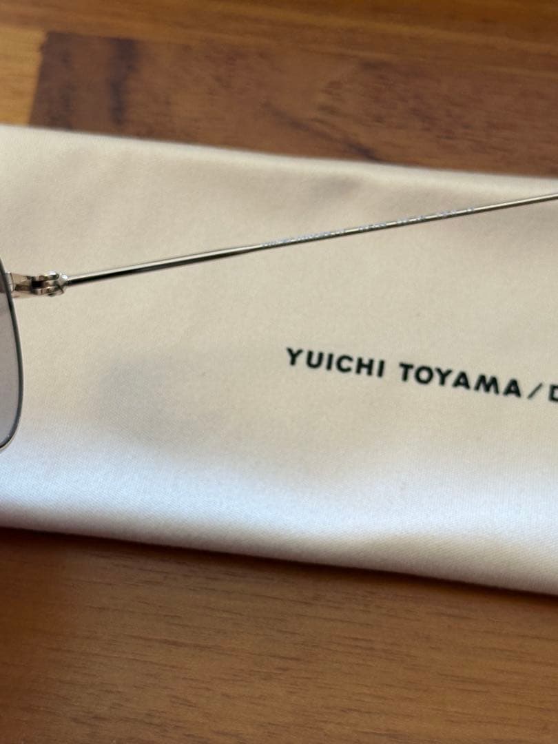 YUICHI TOYAMA. D TOMOE アンティークゴールド サングラス