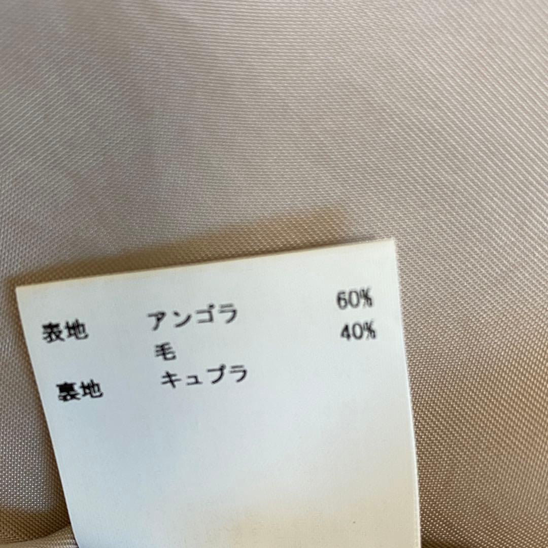 ANAYI アナイ アンゴラシャルムショートコート38 ピンク系