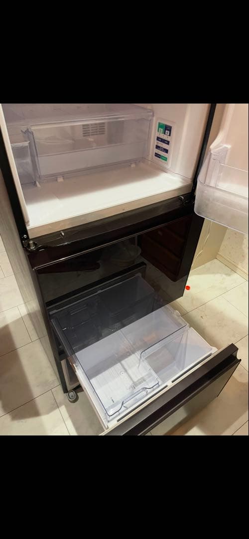 SHARP SJ-GW35G-W 350L ドア数3ドア 両側に開くドア