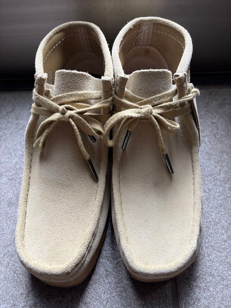 クラークスワラビーベージュuk6