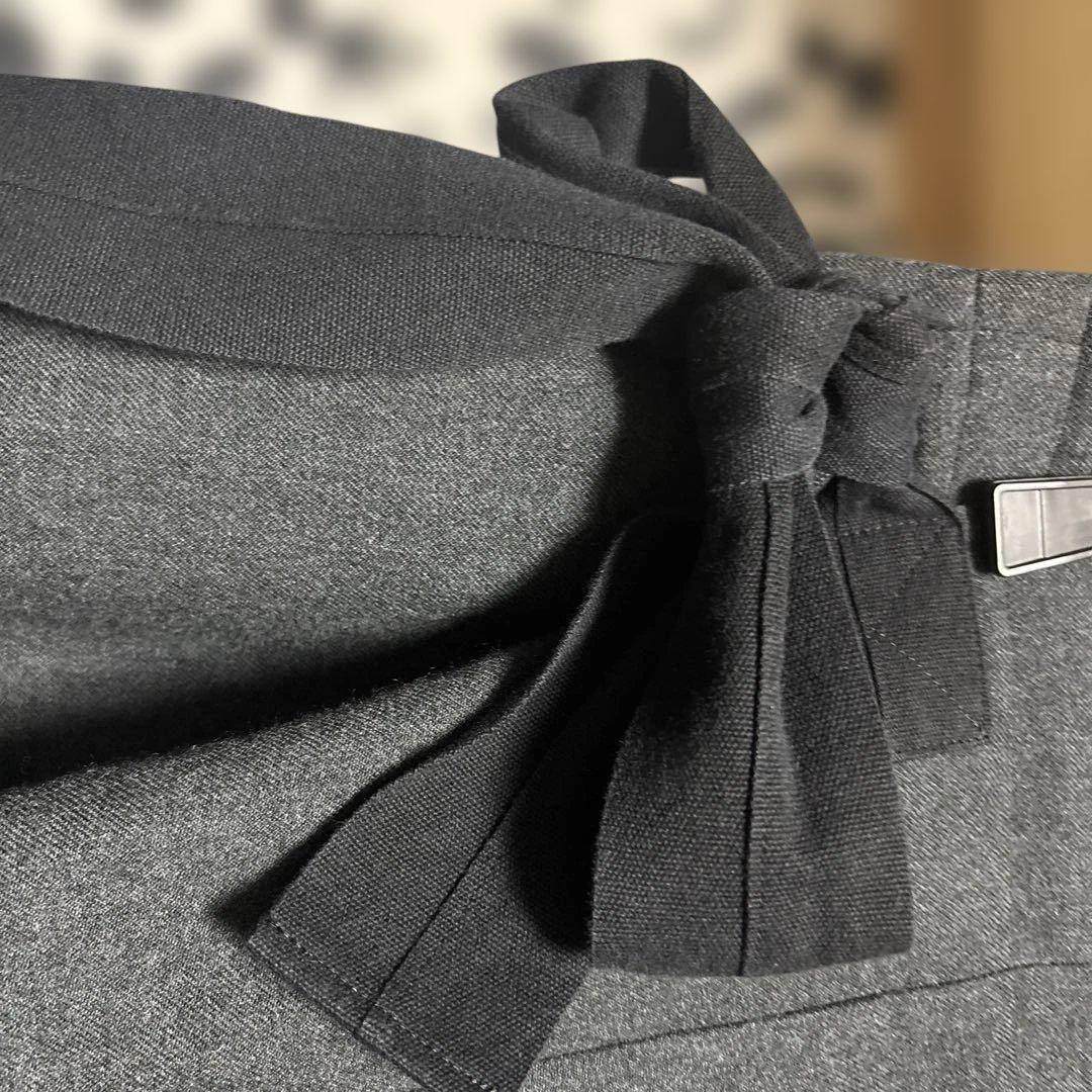 グレー フレア巻きスカート風パンツ　tao COMME des GARÇONS