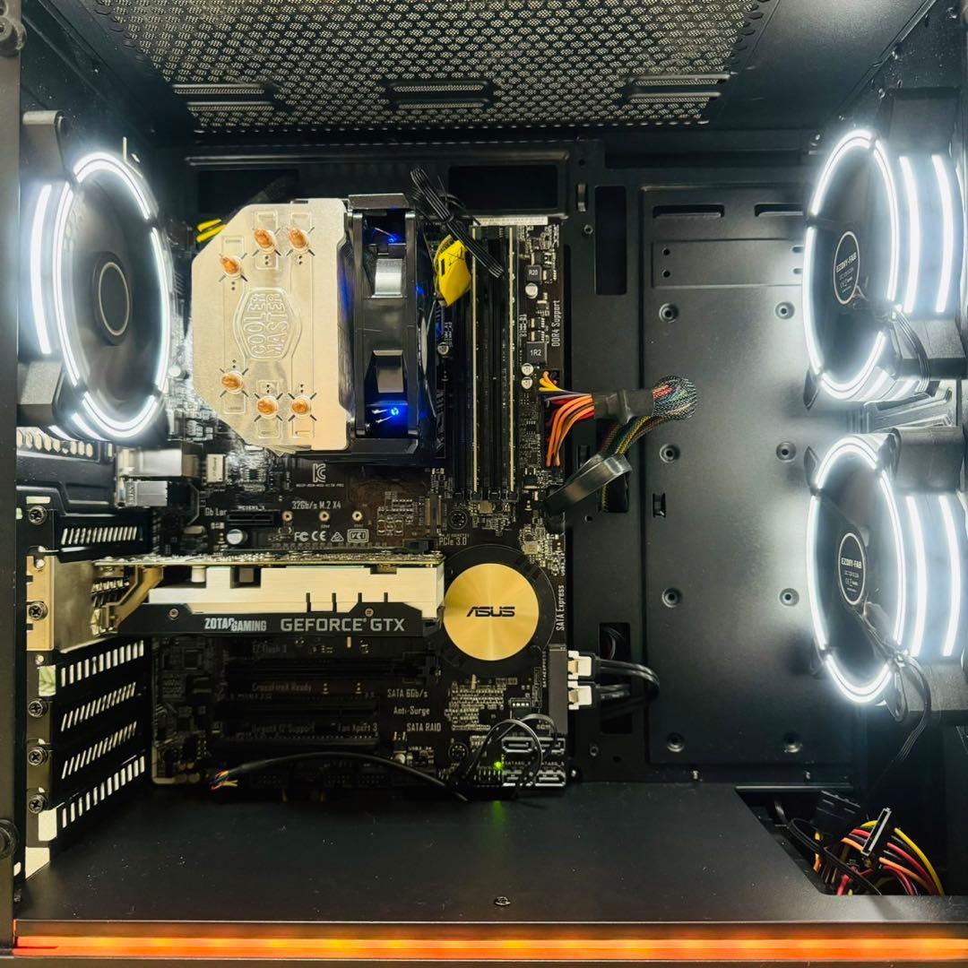 【ゲーミングPC】i7-6700 GTX1650 SSD250GB HDD1TB