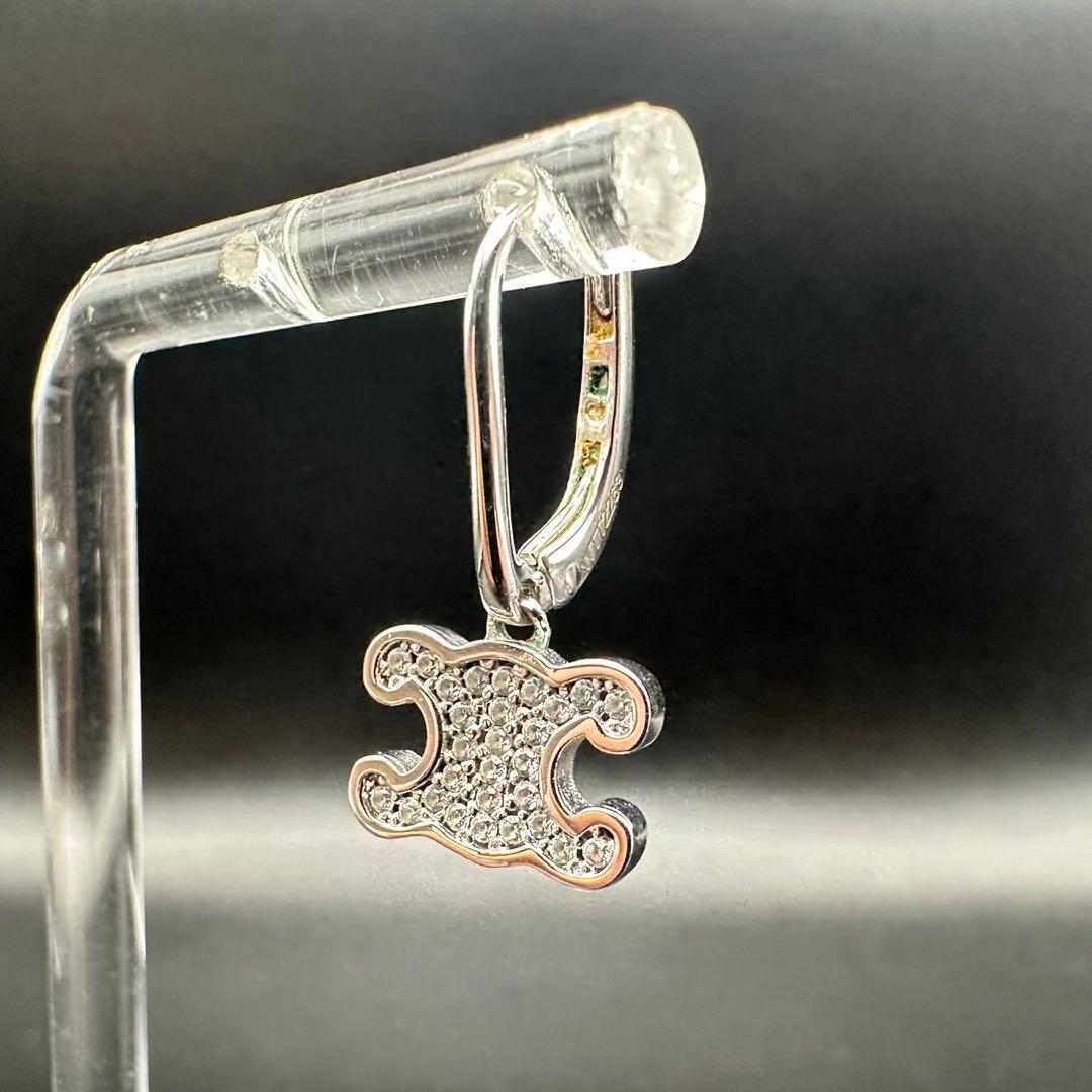 極美品✨　セリーヌ　ピアス　マイヨン　　ロゴ　トリオンフ　1345
