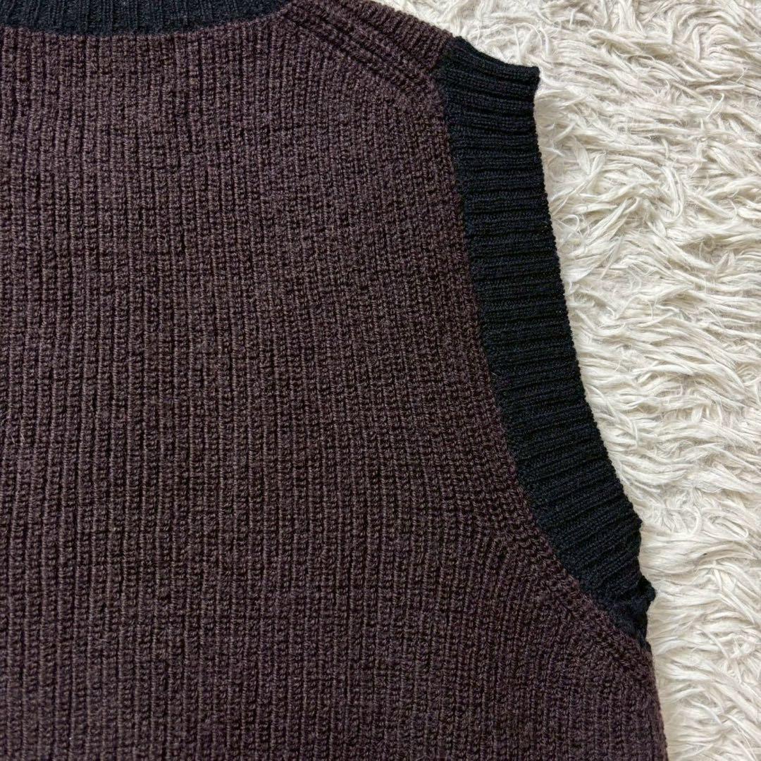 MHL.マーガレットハウエル バージンウール ニットベスト 24W