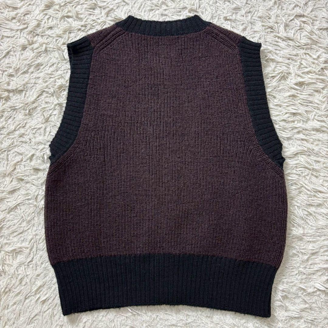 MHL.マーガレットハウエル バージンウール ニットベスト 24W