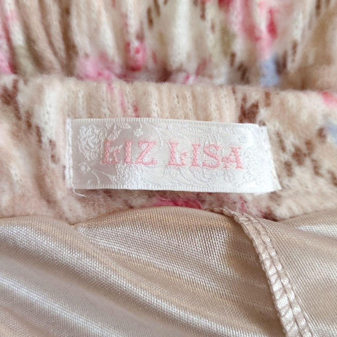 LIZ LISA/リズリサ スカパン ミニスカート 起毛 花柄 リボン