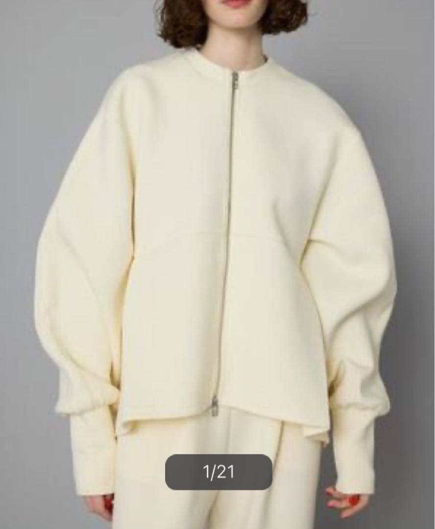 美品 HeRIN.CYE Feels flared zip tops