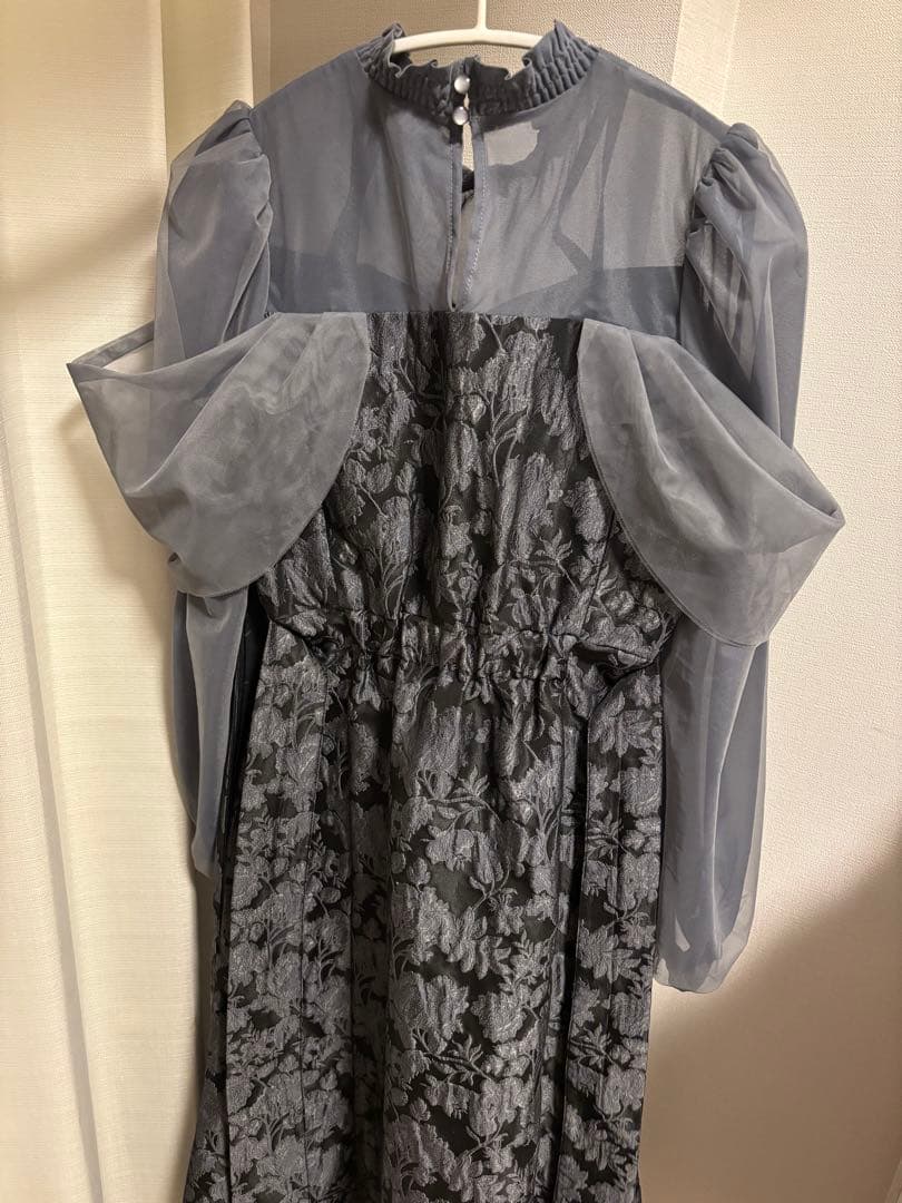 dazzlin シアーベールセミフレアワンピース Sサイズ