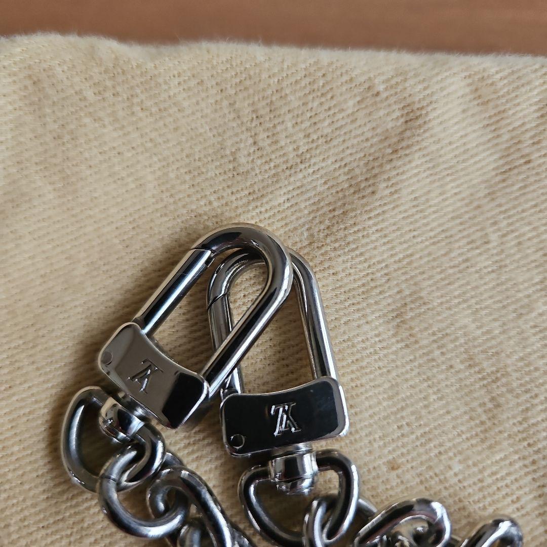 ルイヴィトン　Louis Vuitton シルバー ウォレットチェーン