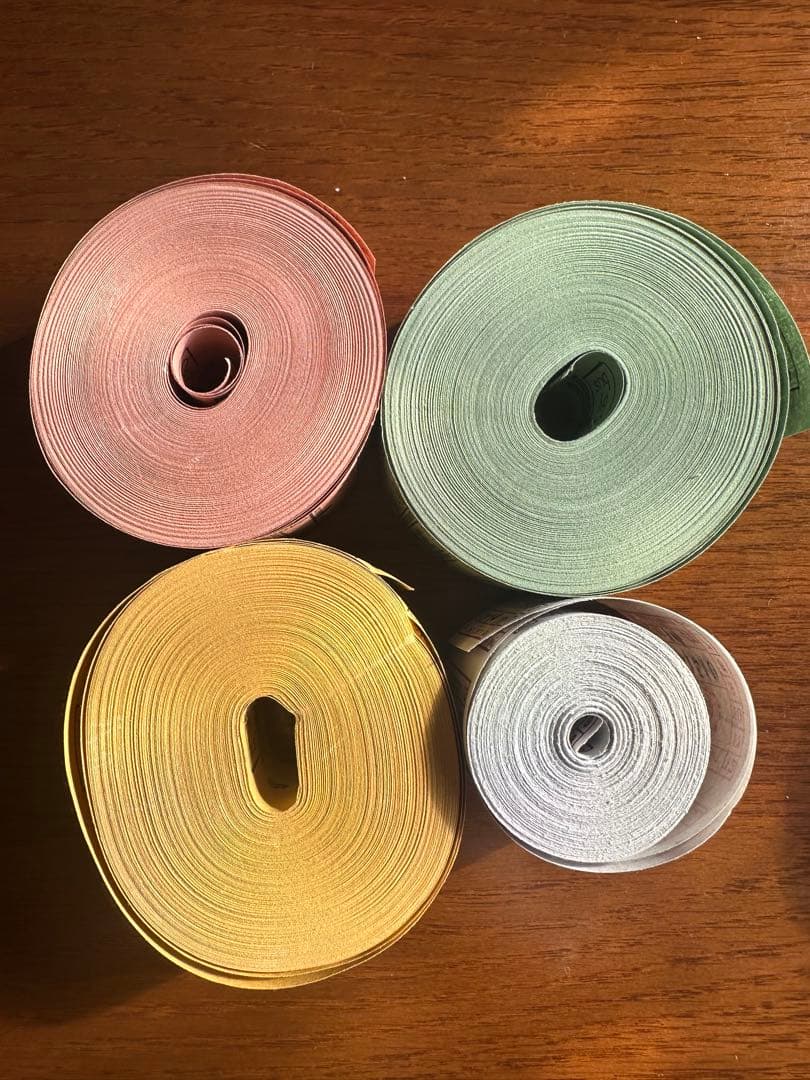 コラージュ素材　ロールチケット　ヴィンテージ　古い紙物