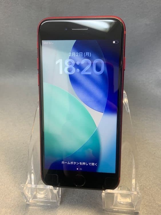 美品　国内版　SIMフリー　iPhoneSE　第3世代　128GB　レッド色