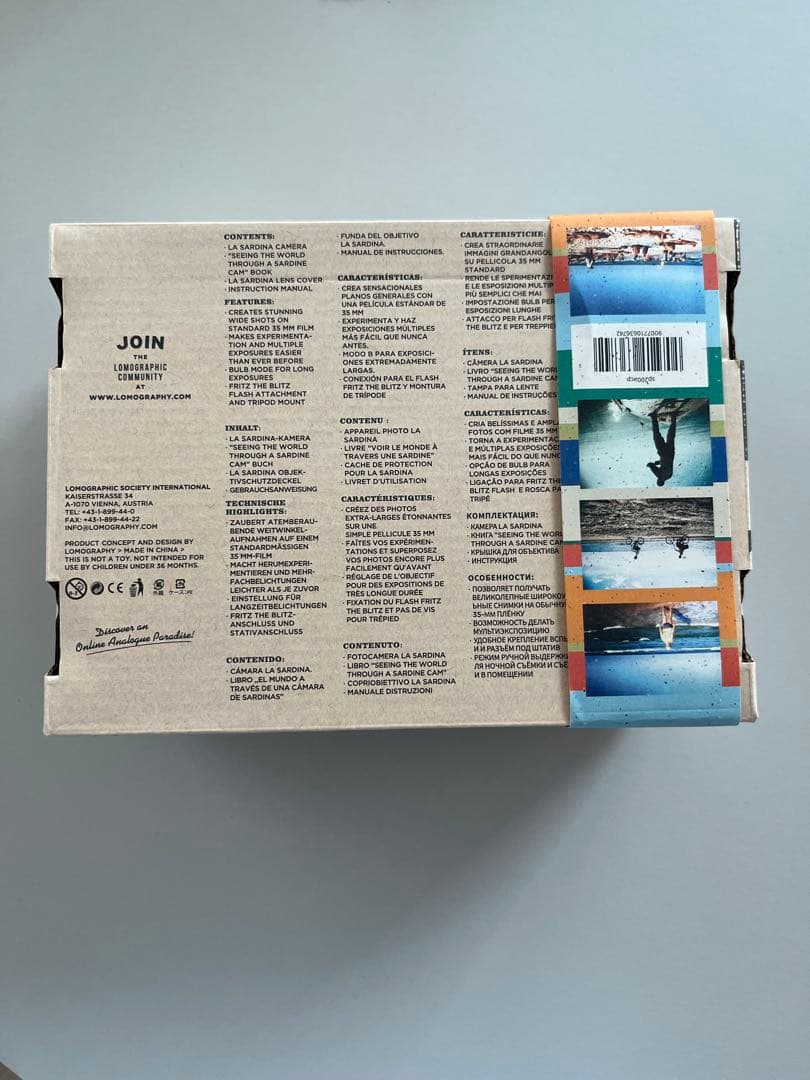 Lomography La Sardinaトイカメラフィルムセット