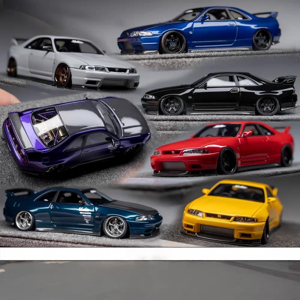 技研所 1/64 日産 スカイライン GT-R R33 ガレージアクティブ