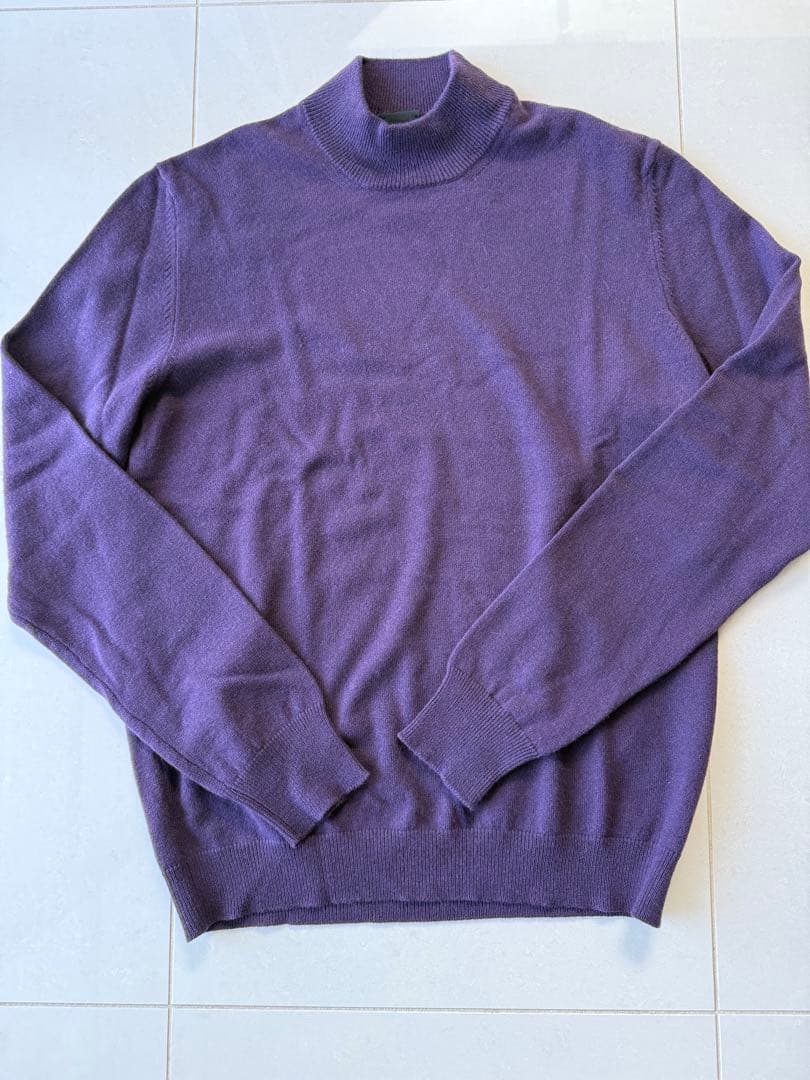 バフィー BAFY ／ カシミヤハイゲージモックネックニット