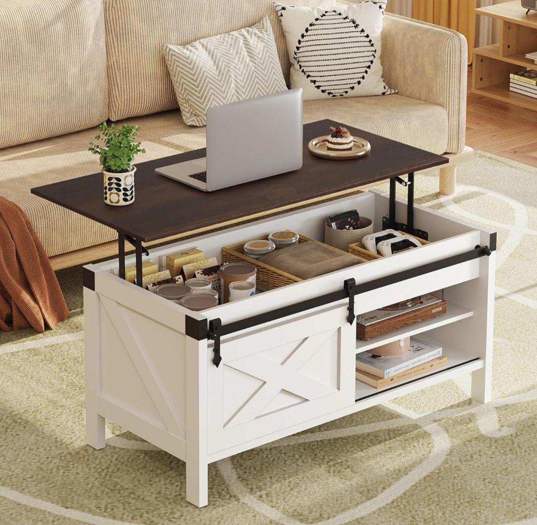 コーヒーテーブル 昇降式 リビングテーブル ローテーブル