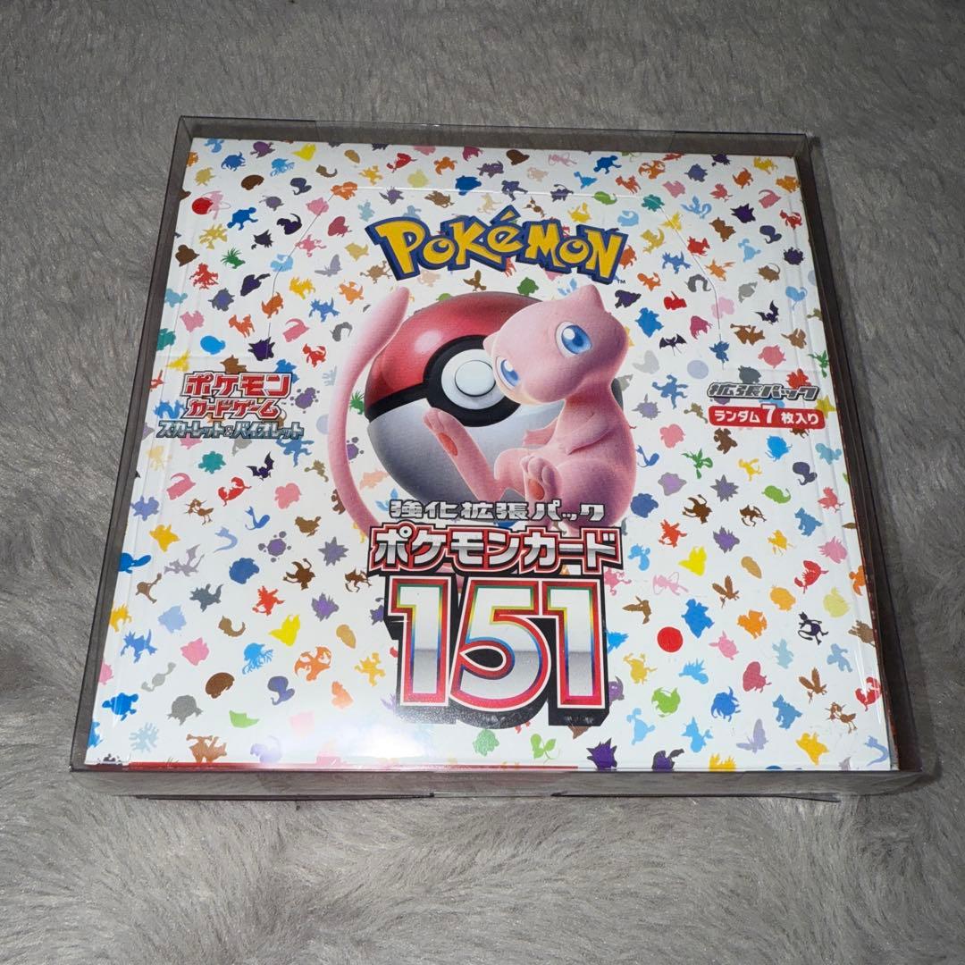 新品未開封 ポケモンカードゲーム 151 シュリンク付き 1BOX