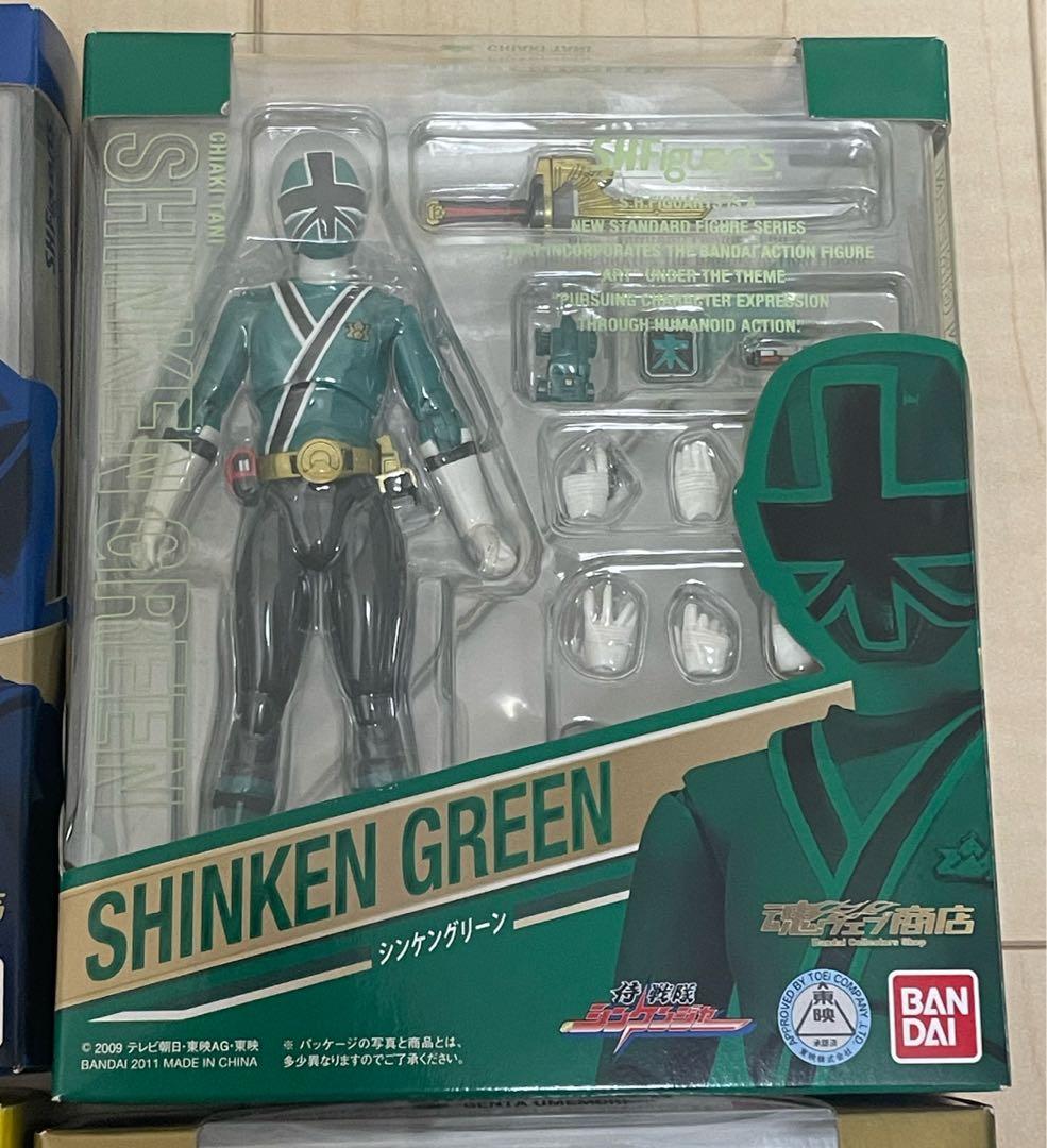 なめ【未開封】S.H.Figuarts 侍戦隊シンケンジャー 9体セット