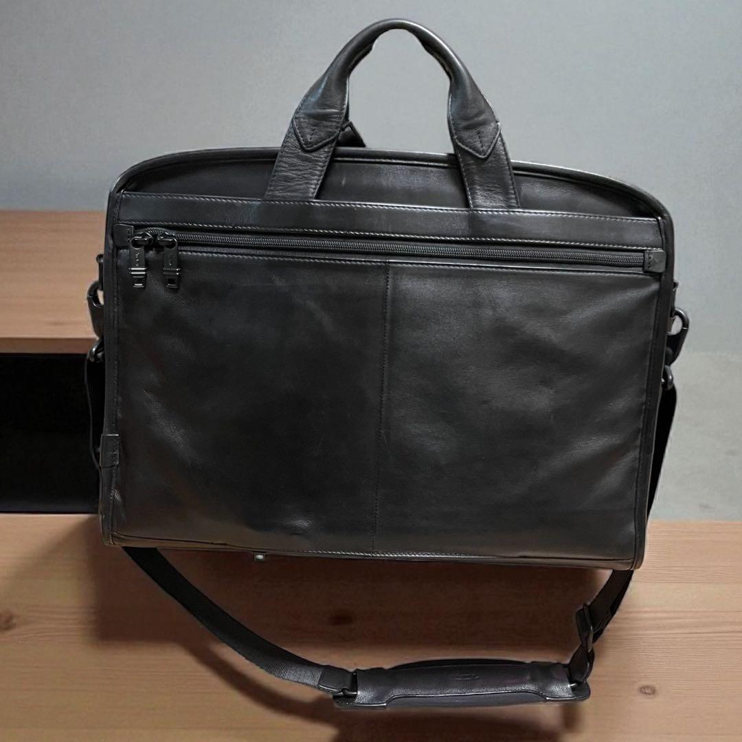 美品 TUMI トゥミ 96111DH 本革 ２WAY ビジネスバッグ 黒