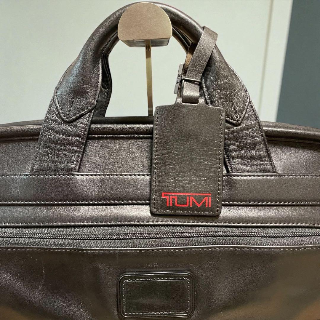美品 TUMI トゥミ 96111DH 本革 ２WAY ビジネスバッグ 黒