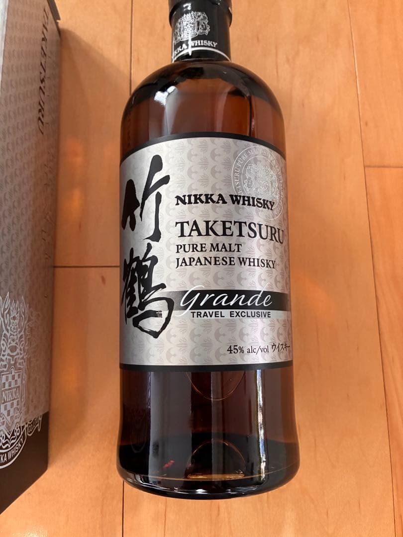 免税店限定　ニッカウヰスキー　竹鶴ピュアモルト　グランデ　NIKKA
