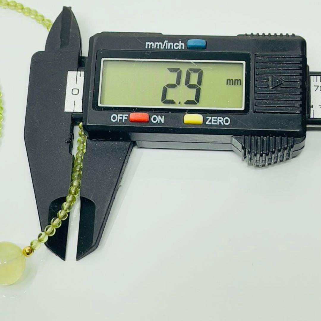 ナ*ん様 天然石ペリドットK18ネックレスB