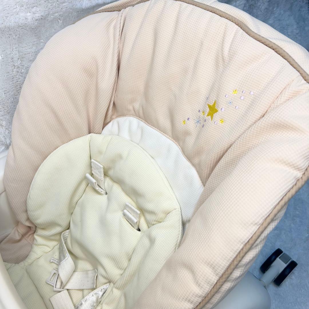 ☆美品☆コンビ　combi ハイローチェア ネムリラ　スター 星 可愛い 手動