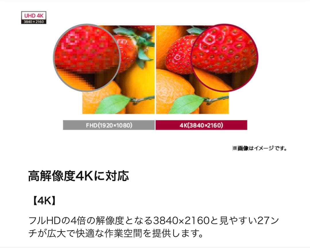 LG 27UP50N-W 27インチ モニター