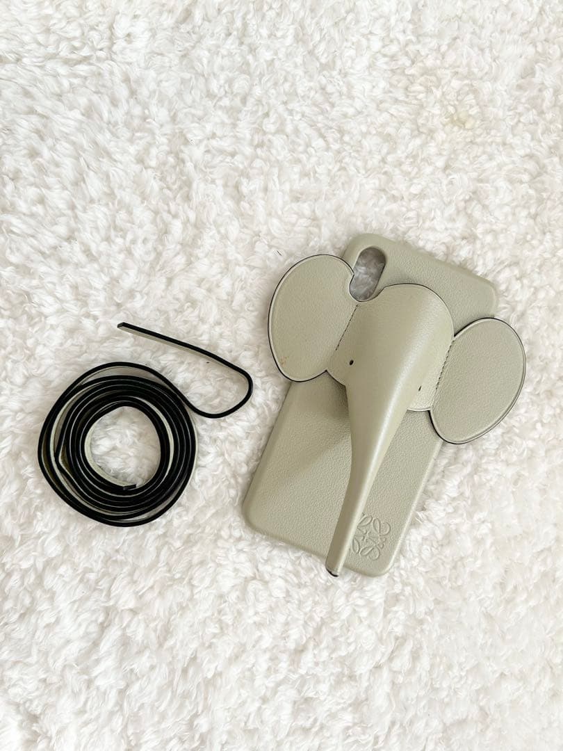 ★ゾウさんスマホホルダー(セージ)★iPhone XS MAX