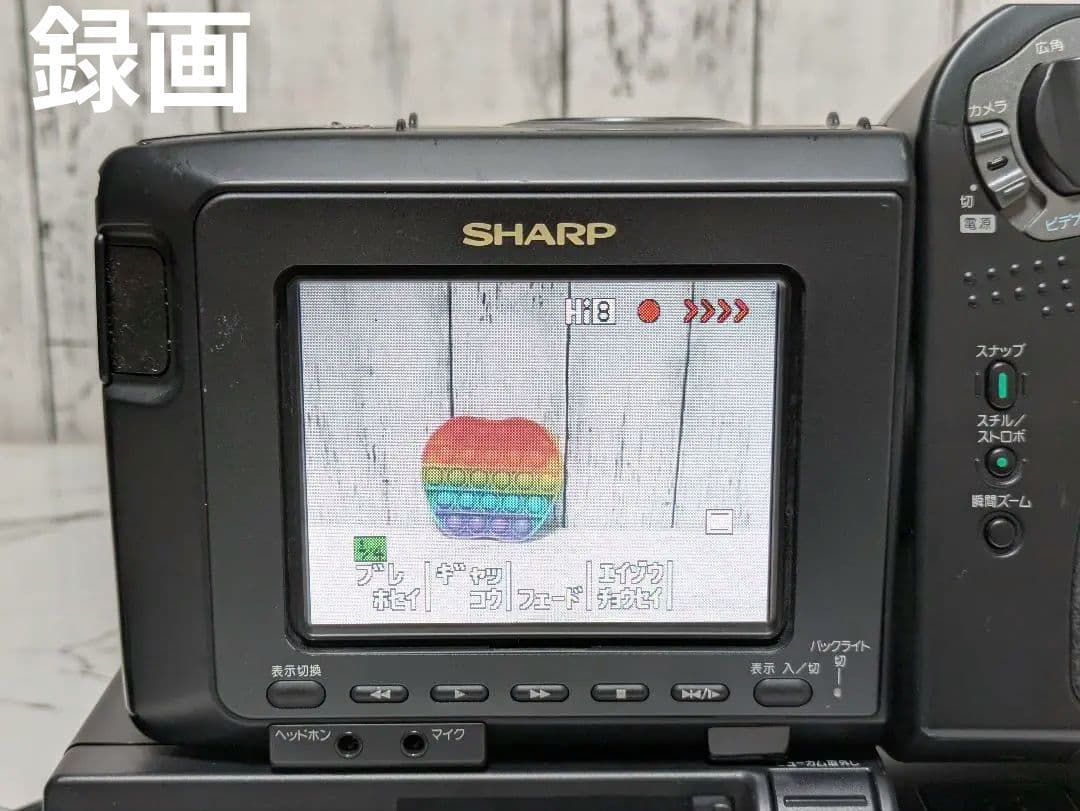 SHARP　VL-HL100　Hi8　8mm対応