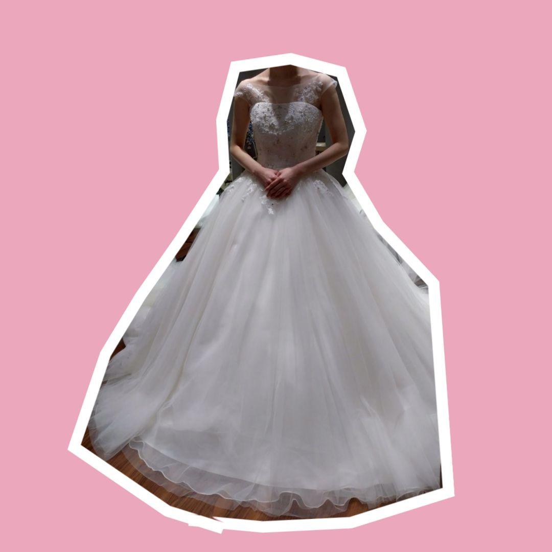 再値下げ！　編み上げウエディングドレス　ワタベ　アロヒナモエ　AH-0022