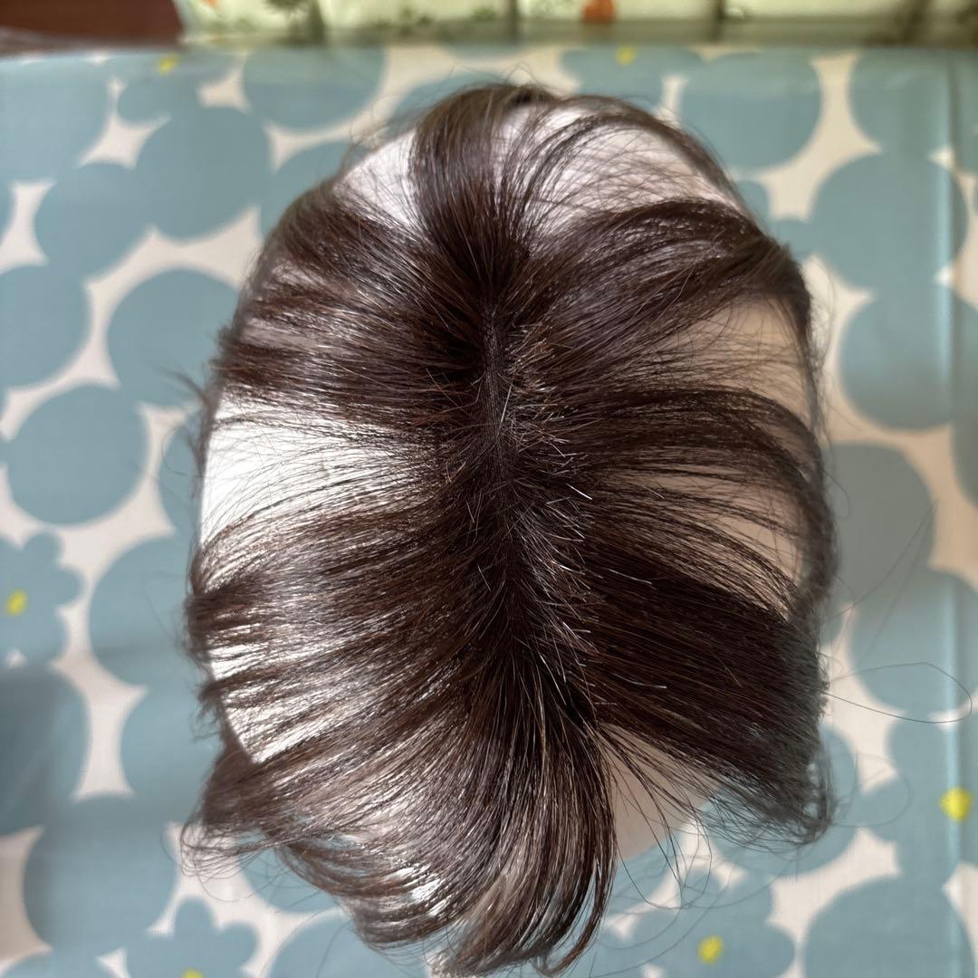 チャチャ　部分ウィッグ　ダークブラウン ショート