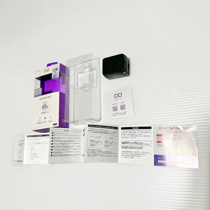 未使用品！ CIO NOVAPORT DUO 65W USB-C ブラック 黒