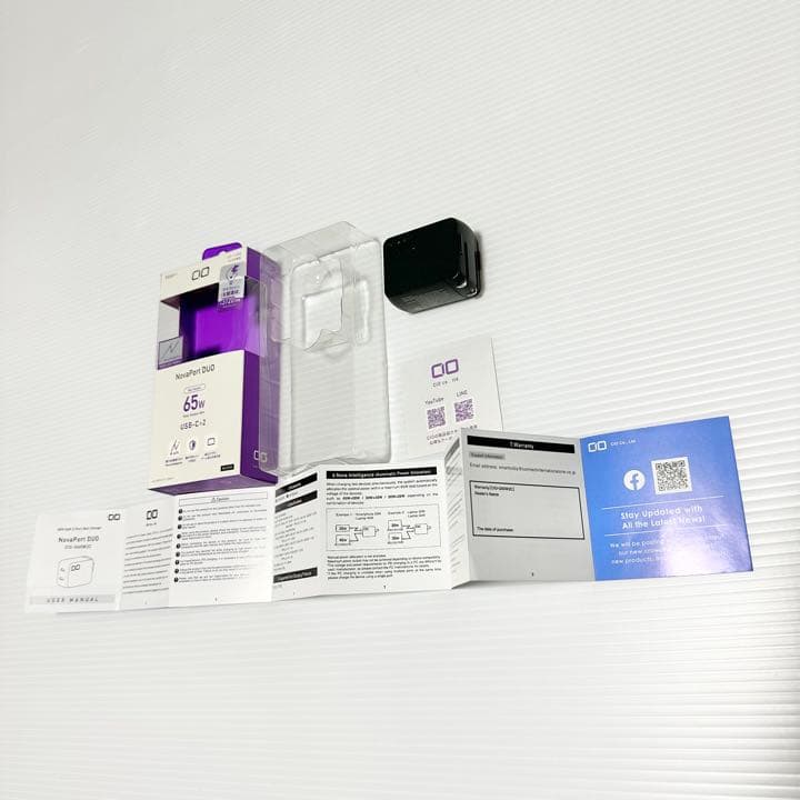 未使用品！ CIO NOVAPORT DUO 65W USB-C ブラック 黒
