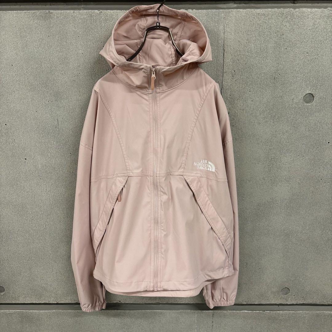 新品　ノースフェイス　ナイロンパーカー　ピンク　レディース2XL