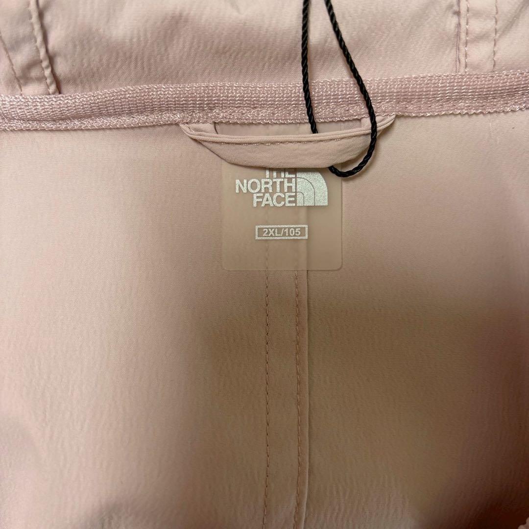 新品　ノースフェイス　ナイロンパーカー　ピンク　レディース2XL