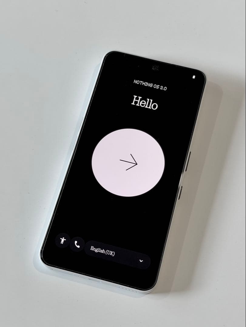 【ほぼ新品】Nothing Phone 3a 8+128GB SIMフリー