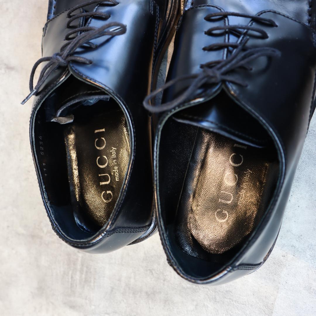 GUCCI グッチ レザー ビジネスシューズ メンズ