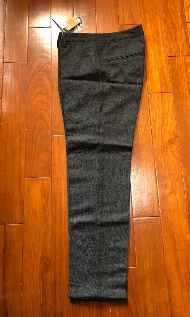 新品未使用定価24,750円 BIGLIDUE ウールヘンリーボーンパンツ