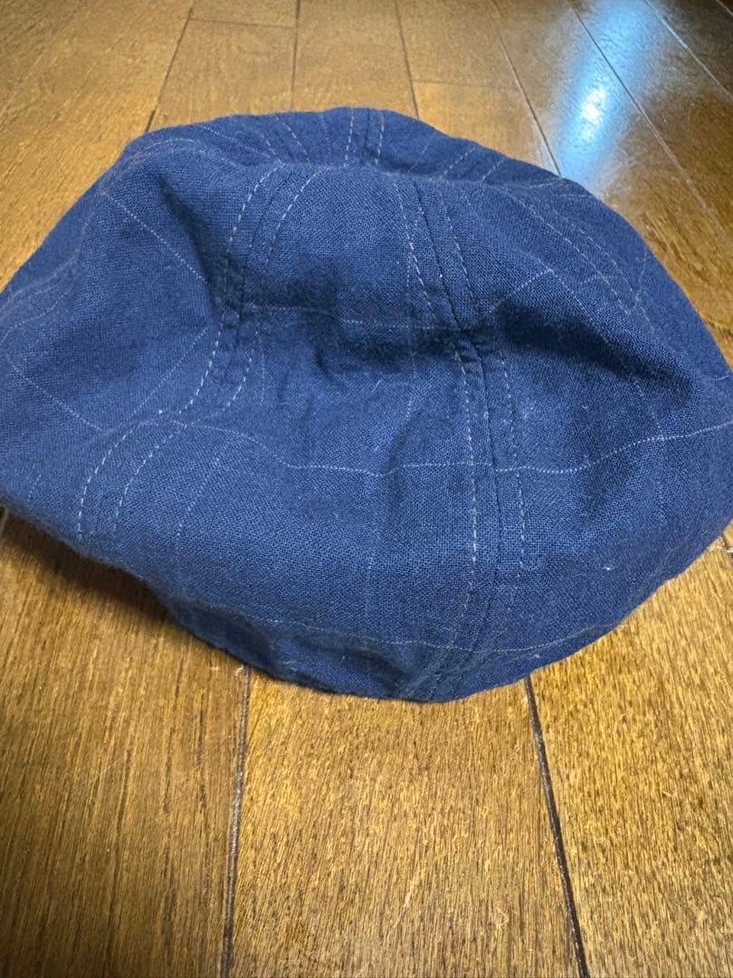 DOUBLE RL ネイビーキャスケット S