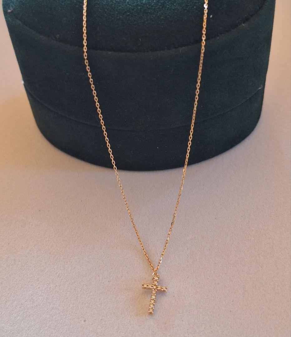 合馬公式アカウント1様用　スタージュエリークロスダイヤネックレス　0.03ct