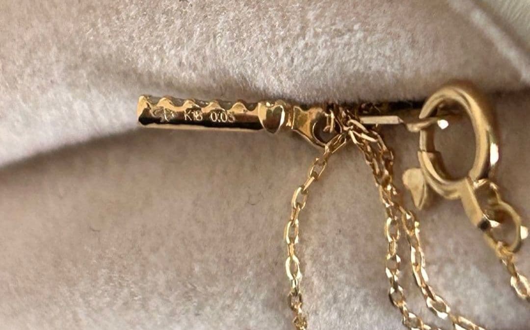 合馬公式アカウント1様用　スタージュエリークロスダイヤネックレス　0.03ct